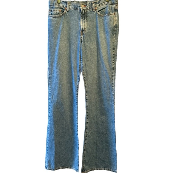 Lucky Bronx 5 Pocket Zipper Fly Size Classic Blue Denim Jeans 16/33 - Picture 2 of 11